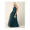 thumbnail image 6 of Women's Eva USA 3206 Halter Long Bridesmaids Dress Mauve 2XL, 6 of 8