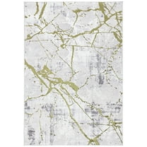 SAFAVIEH Amelia Pemala Abstract Area Rug, Grey/Green, 3' x 5'