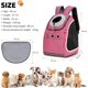 thumbnail image 3 of Mochila PORTÁTIL para mascotas Vevor rosa transpirable cómoda para perros pequeños cachorros gatos viajes senderismo camping, 3 of 5