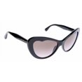 thumbnail image 2 of AUTHENTIC MIU MIU Sunglasses 04O Black Gold ROUND Oval Cat Eye Retro Butterfly, 2 of 3
