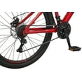 thumbnail image 7 of 26" Mongoose Durham Unisex Mountain Bike, Red and Black, 21 Speeds, Teens Ages 12+, 7 of 7