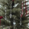 thumbnail image 5 of Wrapables Acrylic Hanging Crystal Bead Strands for Chandeliers, Garlands, Wedding Decorations, Christmas Tree Ornaments (20pcs), Icicle, 5 of 7