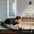 thumbnail image 5 of Sylvania Everyday LED Light Bulbs, A19 60-Watt, E26, Daylight, 24 pack - Value Pack, 5 of 6