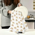 thumbnail image 6 of Kitchen Towels Little Cute Hamster Pattern Cleaning Towel Absorbent Hand Towels Tea Towels for Home Restaurant Dish Clean 28" x 18", 1PC Washcloth Gift, 6 of 7