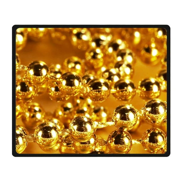 CADecor Gold Blanket Fleece Throw Blanket for Sofa or Bed 58x80 inches