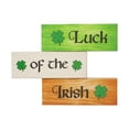 thumbnail image 2 of Jennygems Shamrock Wooden Block Set, St. Patrick's Day Decor for Shelf or Tiered Tray, 5.5 x 2 x 0.75 in, 2 of 9