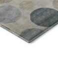 thumbnail image 3 of Addison Rugs Mayfield Premium Machine Washable Transitional Geometric Khaki Rectangle Rug, 3' X 5' Machine Washable Transitional Geometric Khaki Oversized Sherpa Throw Blanket, 3 of 6