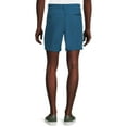 Men's and Big Men's Synthetic Flat Front Shorts, 9" Inseam