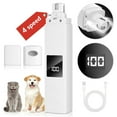 thumbnail image 6 of Dog Nai Grinder with 2 LED Light, 4 Speed Pet Nail Trimmer Quiet Painless Electric Nail Grinder for Small Medium Large Dogs with Dust Cap, 6 of 9