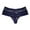 Blue, variant on Low Waist Underwear Hollowed Out Briefs Lace Thongs, Womens Sexy Transparent Lace Comfort Underpants