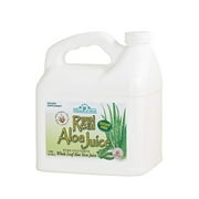 Miracle of Aloe, Real Aloe Juice from Organically Grown Aloe Vera Leaves, 100% Purified & Filtered, 1 gallon bottle.