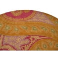 thumbnail image 2 of Hand-tufted Wool Orange Contemporary Abstract Paisley Rug, 2 of 3