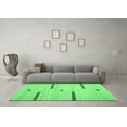 thumbnail image 3 of Ahgly Company Indoor Rectangle Abstract Emerald Green Contemporary Area Rugs, 3' x 5', 3 of 4