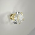 thumbnail image 4 of CKP #G-80 Elegance Collection 1 in. (25mm) Glass Knob, Clear with Satin Brass Base, 4 of 4