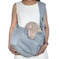 thumbnail image 3 of Reversible Pet Bag Soft Pouch And Tote Design Suitable For Puppy, Small Dogs, And Cats For Outdoor Travel, 3 of 5