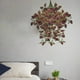 thumbnail image 4 of Adorno de pared verde artificial, adorno de pared con flores de plástico, decoración de pared verde artificial, arte de pared con plantas de hojas grandes, decoración fácil para el hogar,, 4 of 8