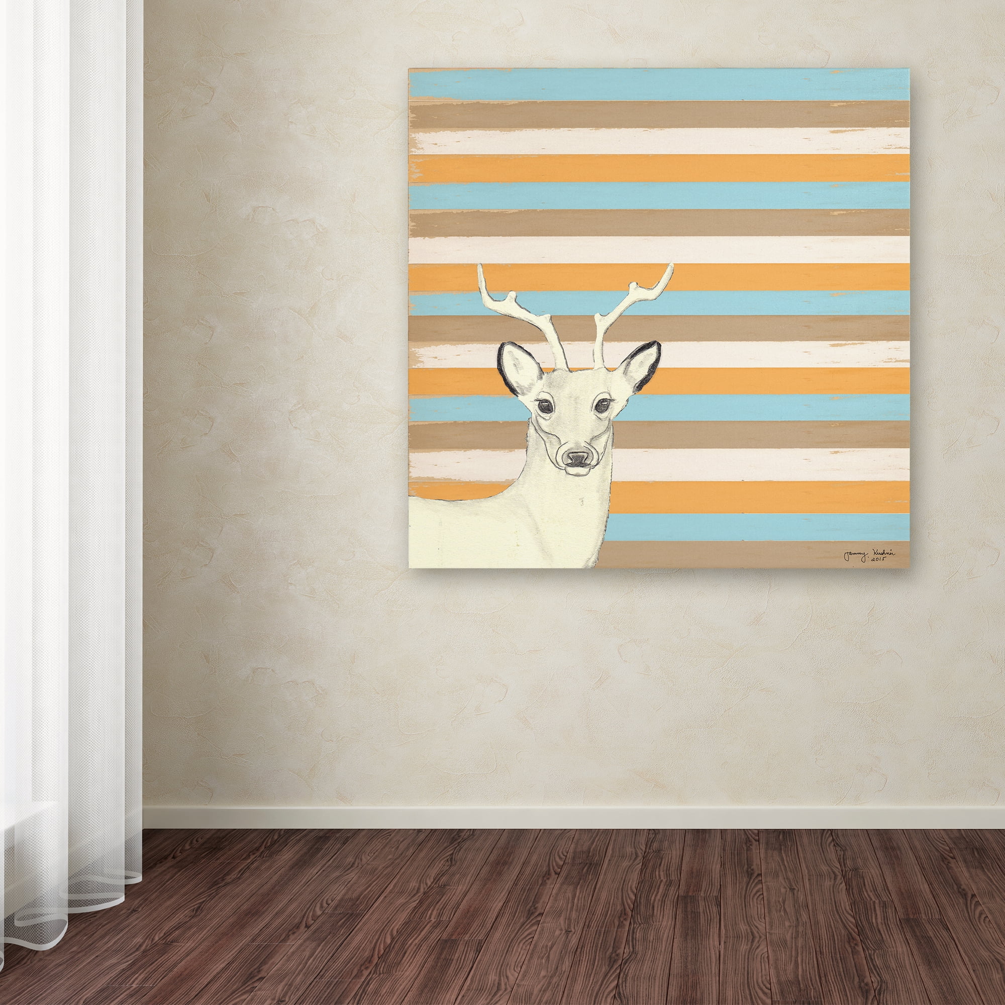 Trademark Fine Art 'Buck' Canvas Art by Tammy Kushnir