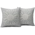 thumbnail image 2 of Gray Daisy Flower Pillow Covers 20x20 Inch Set of 2 Spring Summer Floral Bloom Decorative Throw Pillows Seasonal Cotton Linen Pillow Cases Farmhouse Home Decor for Cushion Couch Sofa Outdoor, 2 of 6
