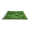 thumbnail image 2 of Ahgly Company Machine Washable Indoor Square Abstract Green Modern Area Rugs, 5' Square, 2 of 4