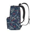 thumbnail image 3 of Disketp Merry Christmas Winter Leaves Snowflakes Mochila Escolar de Gran Capacidad y Peso Ligero, Mochila de Viaje Ideal para Escuela, Trabajo y Uso Diario, Cómoda y con Estilo, 3 of 8