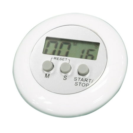 

FRCOLOR Portable Digital Kitchen Cooking Timer Count Down Up Timer Loud Alarm with LCD Display Screen (White)
