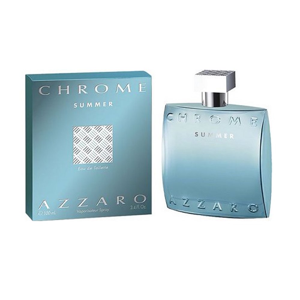 Azzaro CHROME SUMMER by Azzaro 3.4 oz EDT Spray Mens Cologne 3.3 100