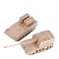 thumbnail image 4 of 2 piezas 1:72 escala 4D tanque modelo DIY montar vehículo tanque juguete miniatura edificio modelo Kits tanque rompecabezas juguetes para niño adultos Amarillo Hugo ensamblar tanque, 4 of 10