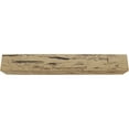 thumbnail image 4 of 8"W x 4"H x 20'L 3-Sided (U-beam) Hand Hewn Endurathane Faux Wood Ceiling Beam, Natural Golden Oak, 4 of 23