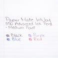 thumbnail image 4 of Paper Mate® InkJoy® 550 RT Ballpoint Pens, Medium Point, 1.0 mm, Assorted Translucent Barrels, Assorted Ink Colors, Pack Of 4, 4 of 5