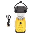 thumbnail image 1 of Radio de manivela RD249, recargable, multifuncional, con energía solar, luz de emergencia y luz de camping., 1 of 14