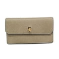 thumbnail image 1 of Pre-Owned Valextra Detachable Card Case Men,Women Leather Long Wallet (bi-fold) Beige, 1 of 19