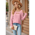 thumbnail image 4 of Womens Summer Square Neck Cold Shoulder Tops, 4 of 8