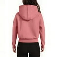 thumbnail image 3 of BSDJILFG Cropped Sweatshirts for Women Full Zip Up Hoodie Athletic Casual Y2K Juniors Jackets, 3 of 6