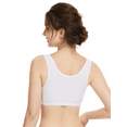 thumbnail image 6 of BIMEI Front-Closure Mastectomy Bra Pocket Bra for Silicone Breast forms 8405,White,36B, 6 of 8