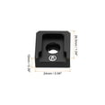 thumbnail image 2 of Unique Bargains Mini Ball Head Cold Shoe Mount Adapter with 1/4' Thread Cold Shoe Bracket for DSLR Camera, Black 2 Pack, 2 of 5