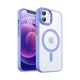 thumbnail image 1 of HAYAN Magnetic Compatible with iPhone 12/12 Pro Case Clear, Compatible with MagSafe Wireless Charging [Not Yellowing & MIL-Grade Drop Tested] Phone Cases with Shockproof Bumper 6.1" - Light Purple, 1 of 1