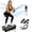 Deep black, variant on Hlthair Vibration Plate Exercise Machine Mini Vibrating Plates for Lymphatic Drainage and Weight Loss