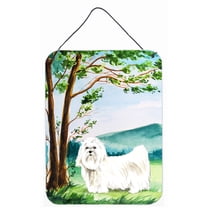 Under the Tree Maltese Wall or Door Hanging Prints