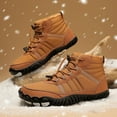 thumbnail image 3 of Hiking Waterproof Boots Winter Warm Lined Footwear Non-Slip Shoes Outdoors, 3 of 12