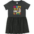 thumbnail image 3 of Inktastic Happy 100th Days of School Girls Toddler Dress, 3 of 5
