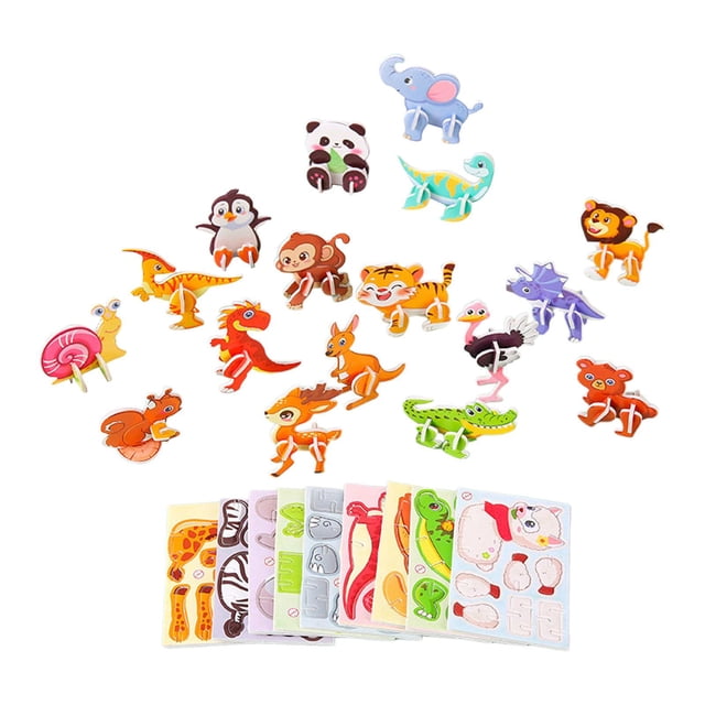 Esquirla Cartoon Puzzle Developing Cognitive Abilities Montessori Toy for Babies Kids