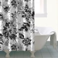 thumbnail image 4 of Pioneer Flower Floral Print Pattern Shower Curtain 72"x72" ,Bathroom Decorative Shower Curtains Set with 12 Hooks,Modern Waterproof Washable Shower Curtain, 4 of 6