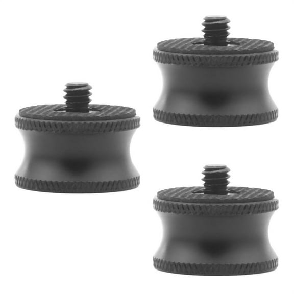 3X 3/8 to 1/4 Adapter Mini 3/8 Female to 1/4 Male Adapter Screw Mount Camera Tripod Ball Head for Photography Studio