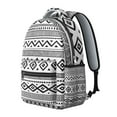 thumbnail image 2 of Boho Fashion Bookbag for Women - Ethnic Print, 17" Laptop Compartment, Large Capacity Oxford Fabric Daypack for Campus & Weekend Getaways, 2 of 6
