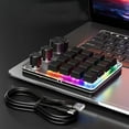 thumbnail image 1 of Custom Keypad Macro Pad Programmable 16 Key Wired Small Mechanical Gaming Keyboard for Copying Pasting PS Graphics, 1 of 7