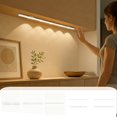 thumbnail image 7 of LED Under Cabinet Lights, Motion Sensor Light Indoor, 3 Color Temperature and Dimmable, Rechargeable Battery Operated Safe Light for Shelf, Closet, Kitchen, Counter, 7 of 7