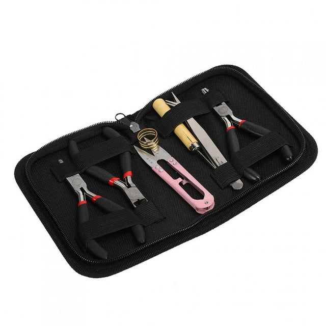 Dioche DIY Jewelry Making Supplies, 8Pcs Stainless Steel Jewelry Making Kit Jewelry Tools, DIY Jewelry Making Tool Beading Tool Kit For DIY Jewelry Jewelry Maker