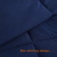 thumbnail image 3 of Ntbay King Down Alternative Comforter Duvet Insert, All Season Bedding Quilted Comforter with Corner Tabs, Skin-friendly Machine Washable Reversible Quilted, 104x90 inches, Navy Blue, 3 of 8