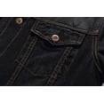 thumbnail image 5 of SSLR Men's Denim Trucker Jacket, 5 of 8