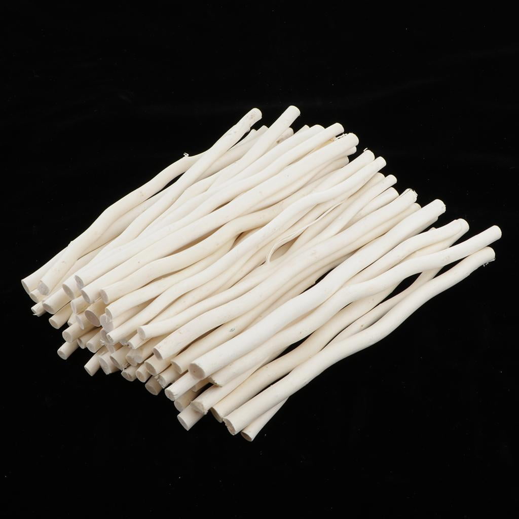 GUOOL 100pcs Wooden Sticks for Handicrafts, Natural Branches for Floristry, Wreath Making And Home Decor